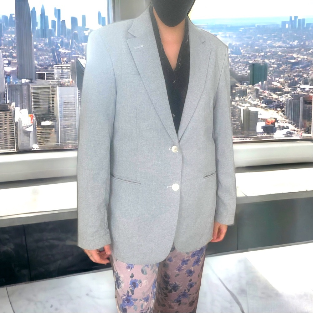 Rare Korean Tailored Cashmere Silk Blazer